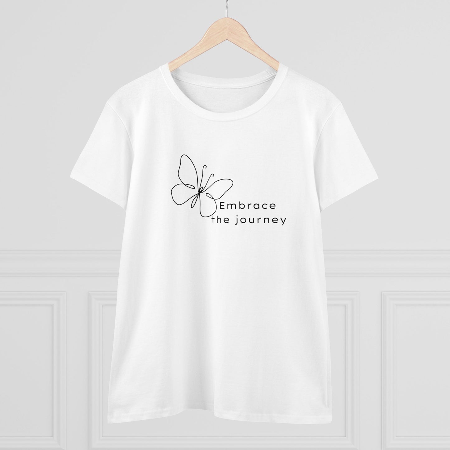 Embrace the Journey Women's Midweight Cotton Tee