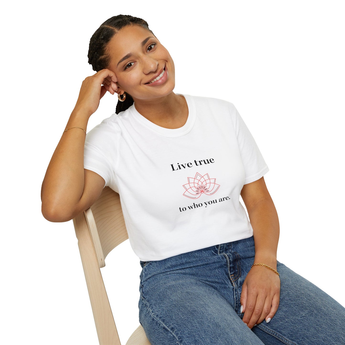 Live True to Who You Are Unisex Softstyle T-Shirt