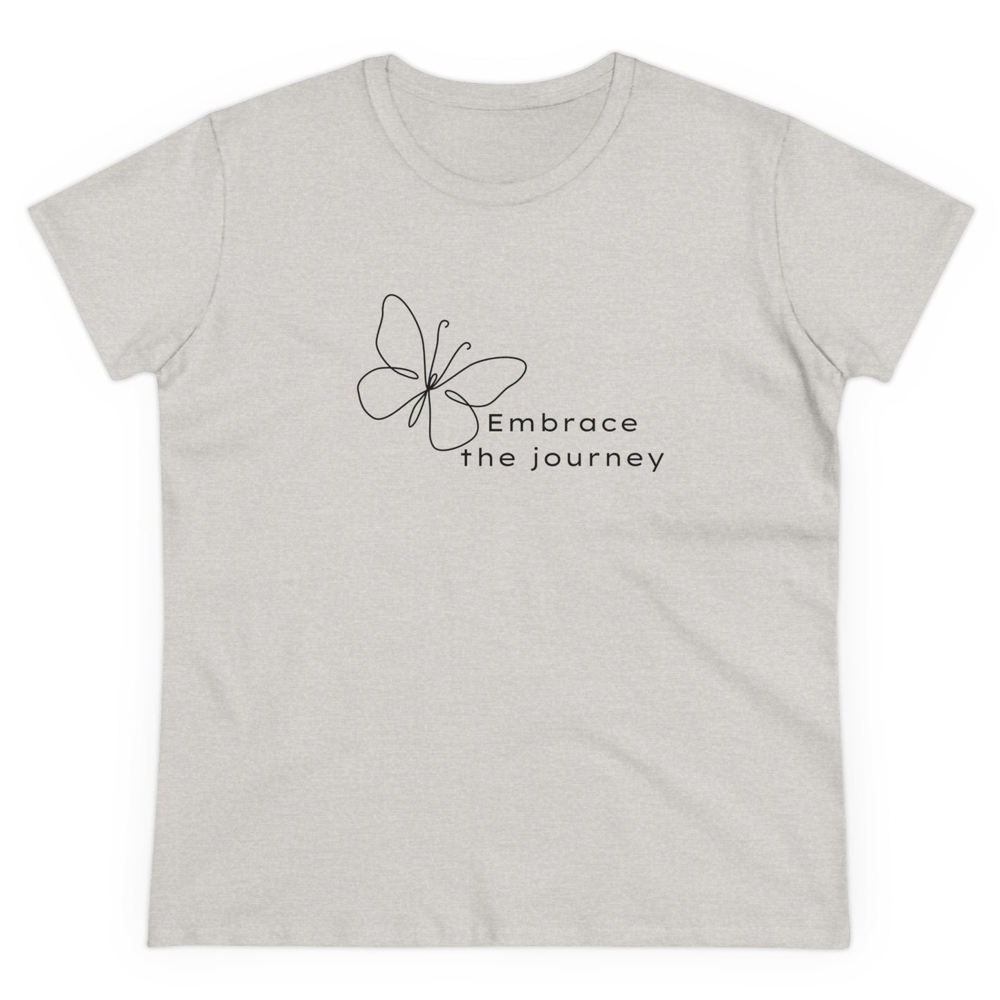 Embrace the Journey Women's Midweight Cotton Tee