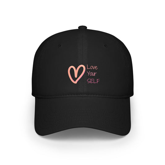 Baseball Cap Love Yourself Heart Design