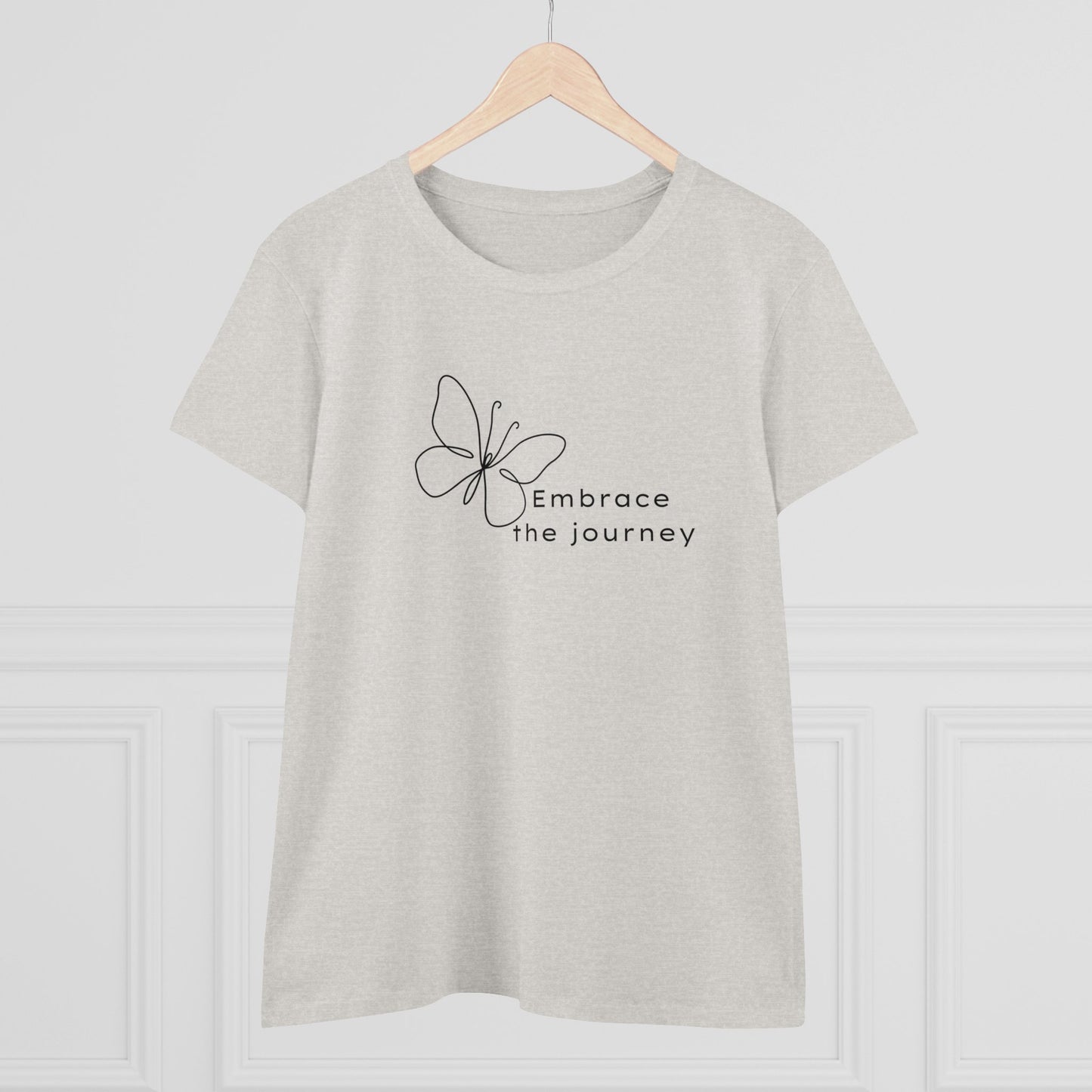 Embrace the Journey Women's Midweight Cotton Tee