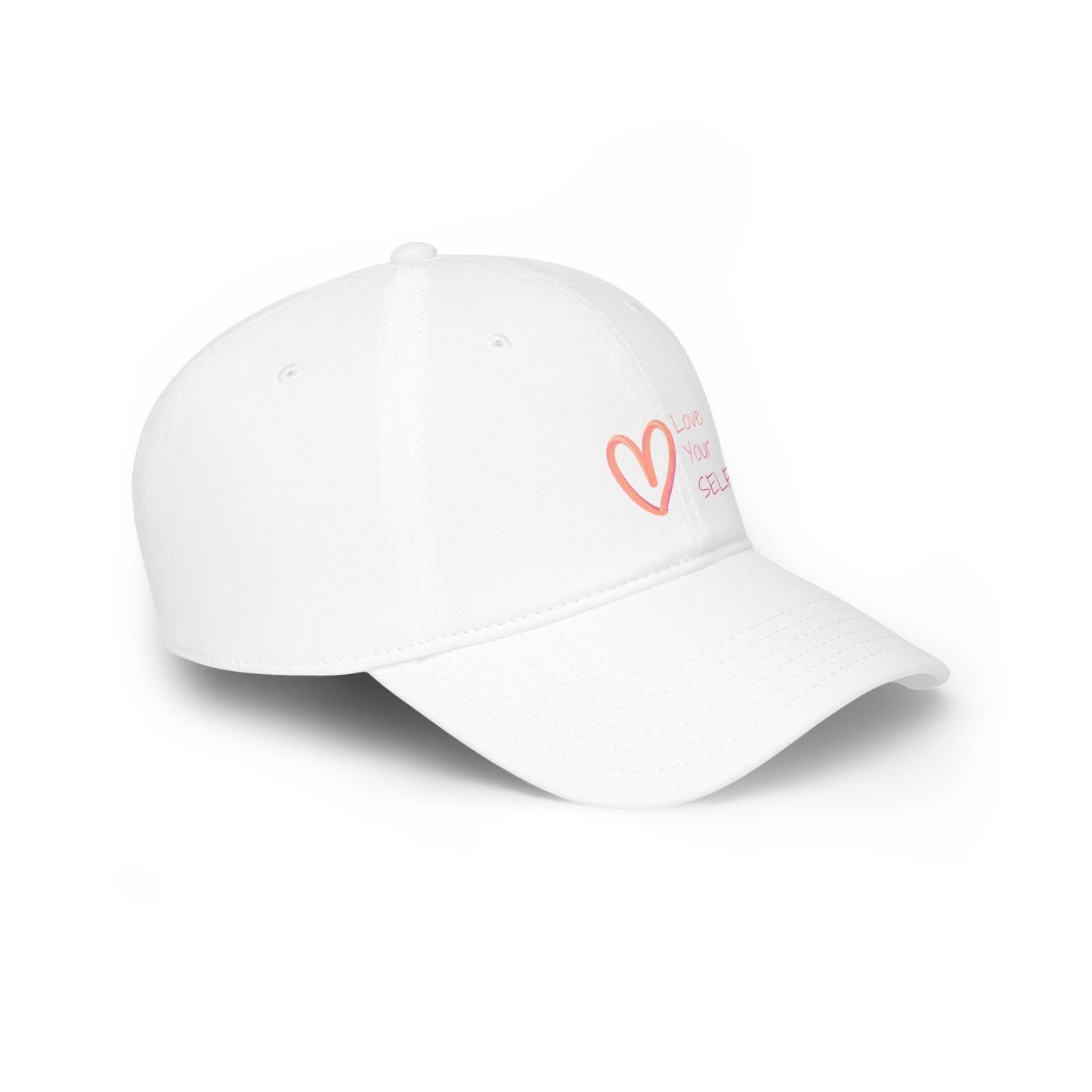 Baseball Cap Love Yourself Heart Design