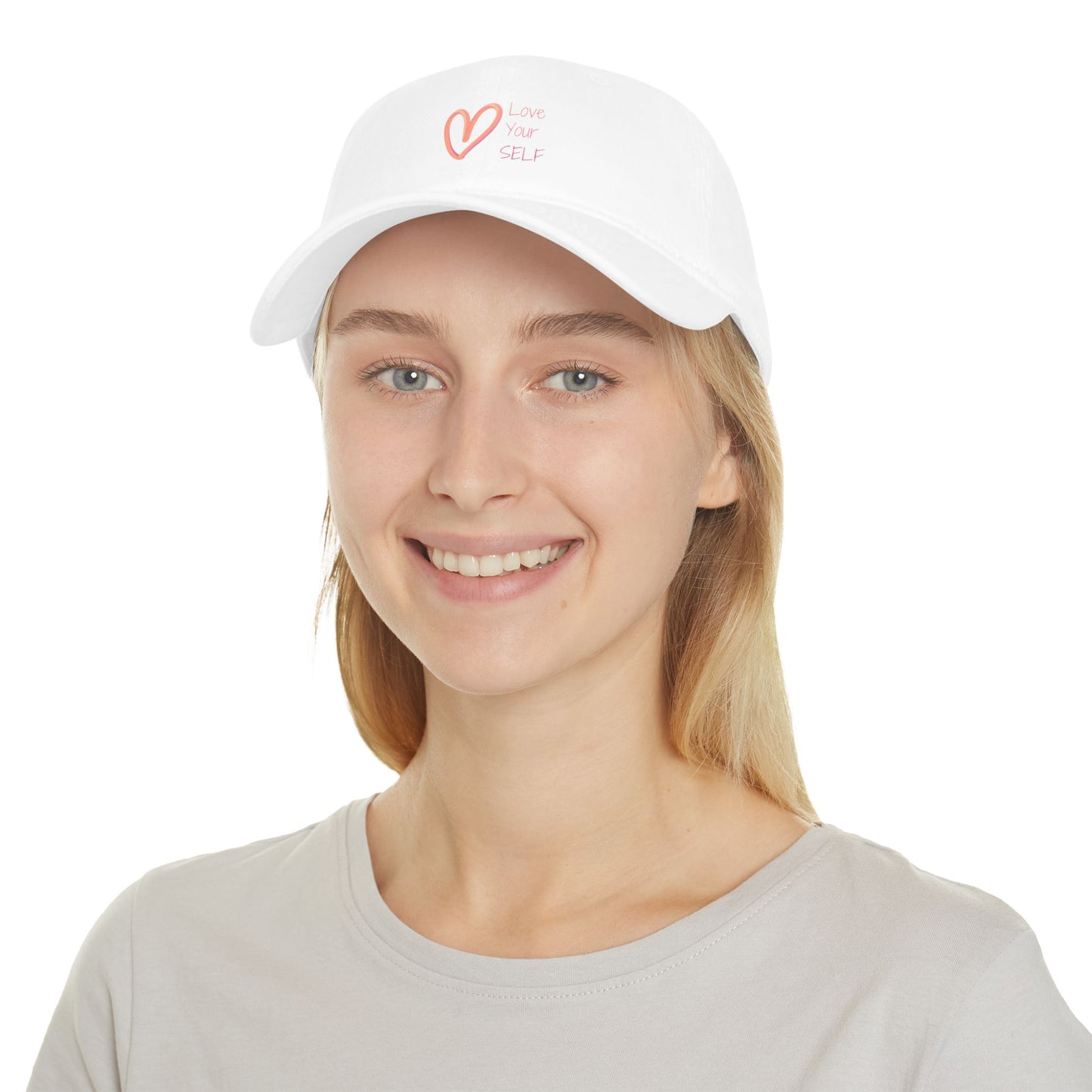 Baseball Cap Love Yourself Heart Design