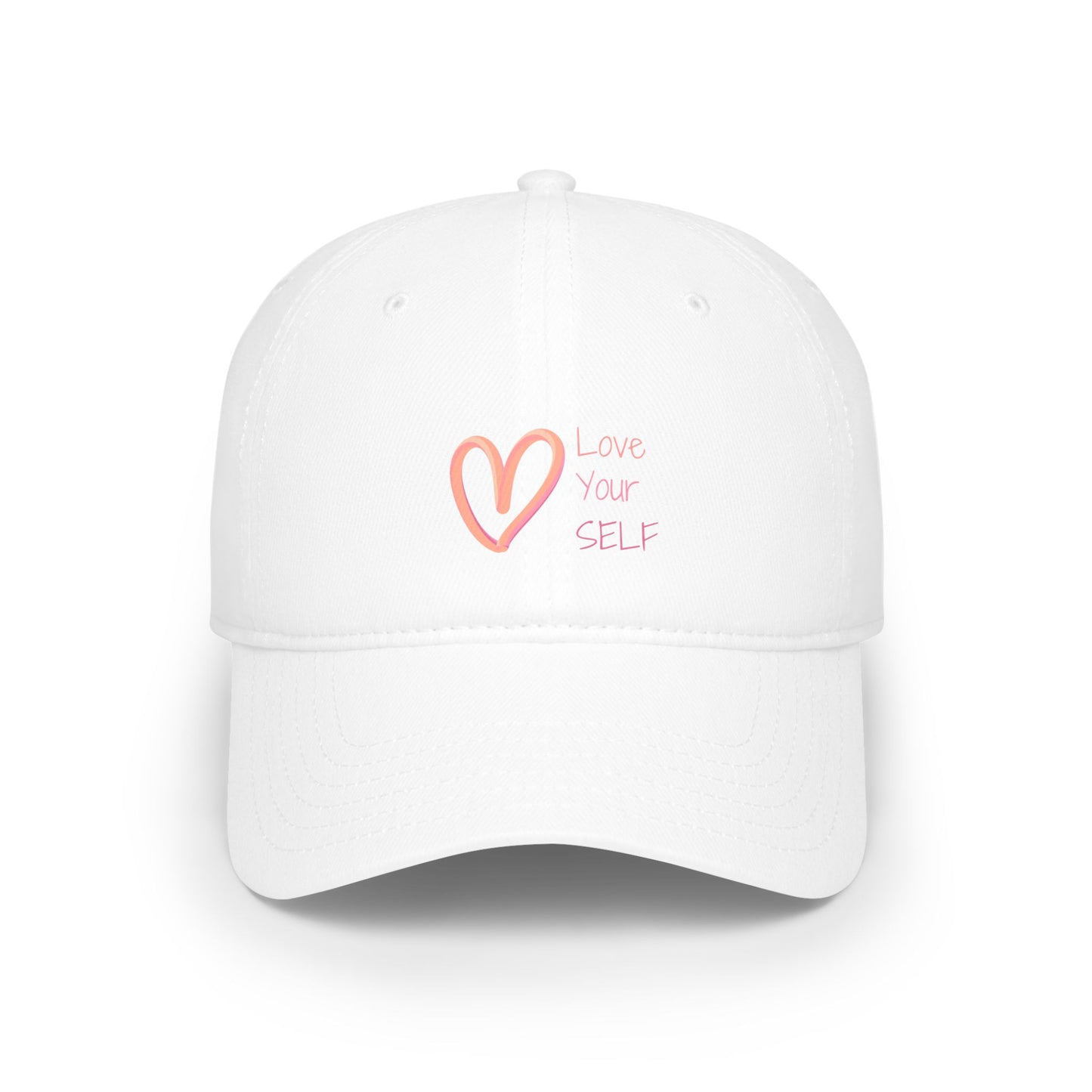 Baseball Cap Love Yourself Heart Design