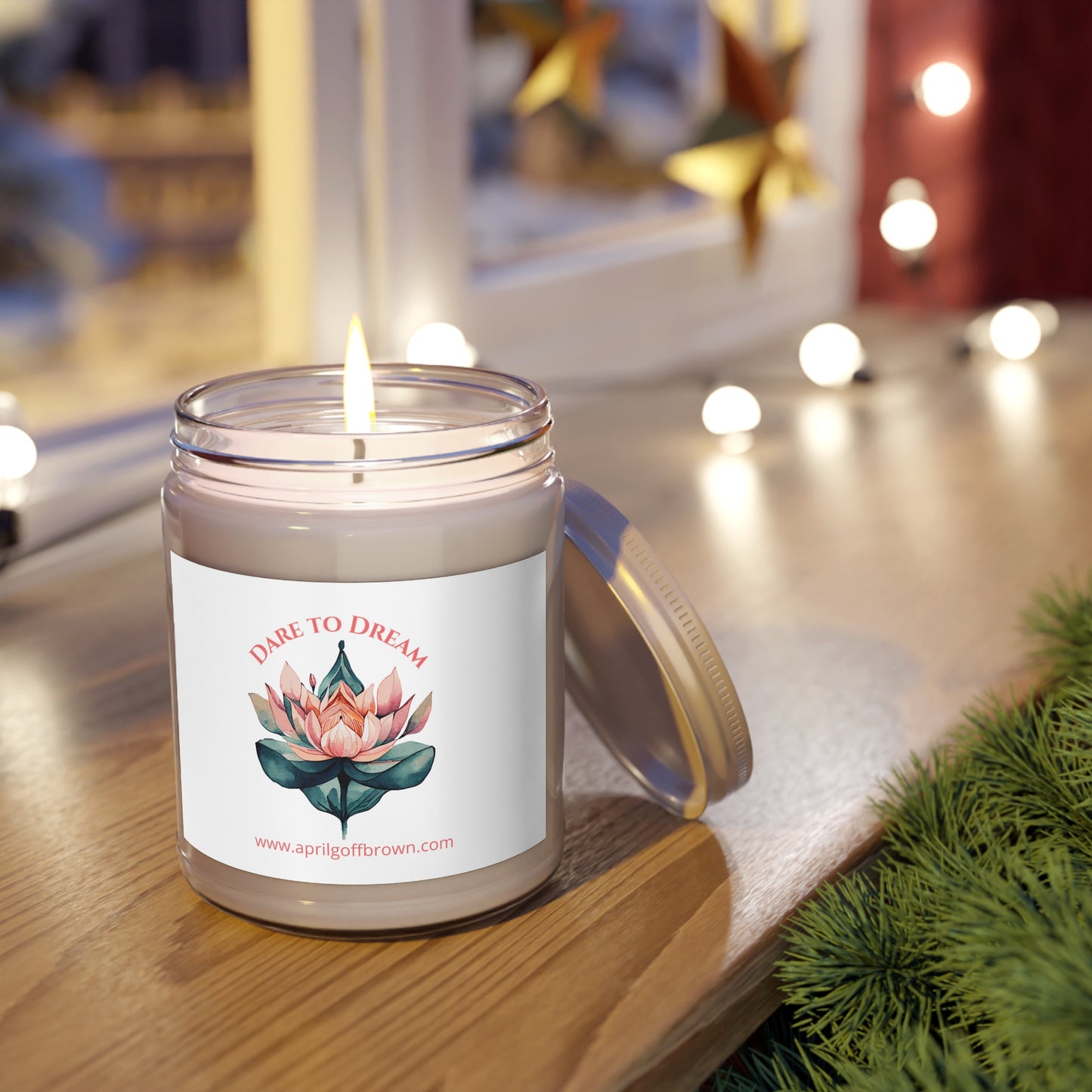 Dare to Dream Lotus Candle